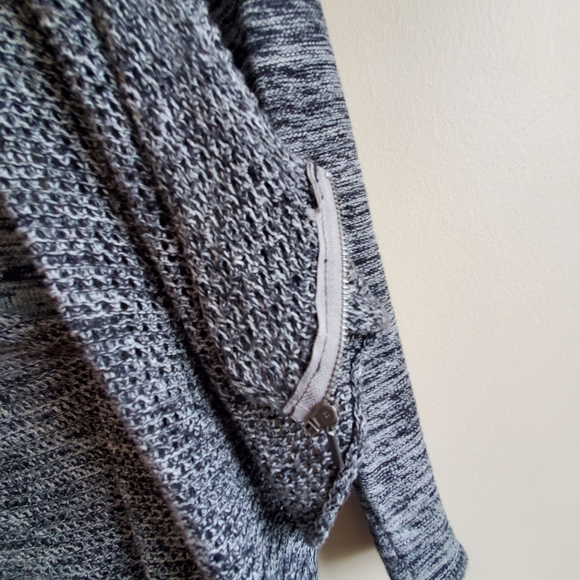 Jessica 3 ways to wear 100% Cotton Cardigan - Heather Grey color small size - Picture 8 of 12